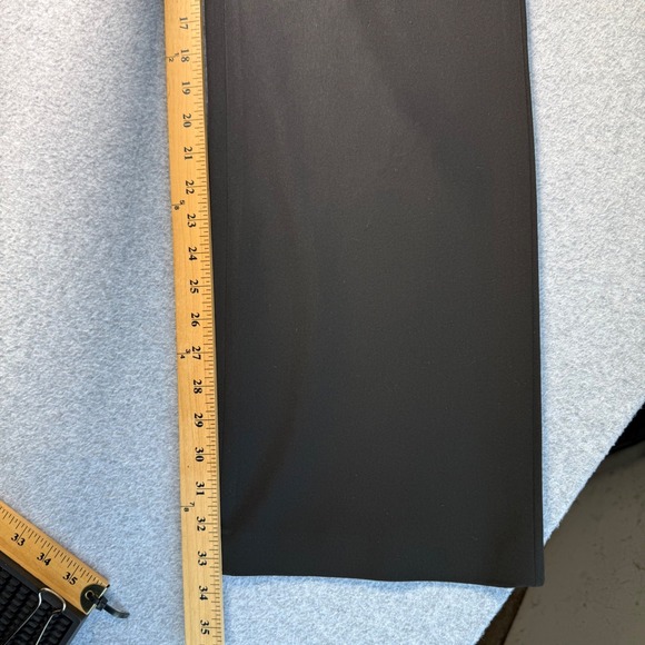 Club Monaco Black Straight Leg Dress Pants Trousers Women's Size 8 Tall Stretch - Picture 9 of 9